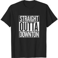 T-shirt Straight Outta Downton Abbey Blanc pour Hommes — T-shirts pour hommes