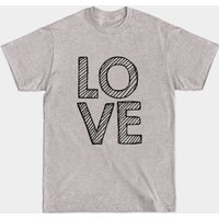 T-shirt pour hommes Love en bleu royal — T-shirts pour hommes