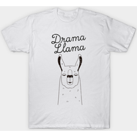 T-shirt pour hommes Llama de Drama Llama en noir