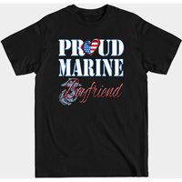 T-shirt Marine Fiancé Fiers USA Militaire pour Hommes — T-shirts pour hommes