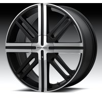 Roues KMC KM675 Splice Satin Black 16x7 5x114.3 — Roues et jantes