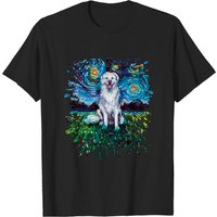 T-shirt pour hommes Great Pyrenees Night Version Splash