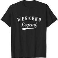 T-shirt pour hommes Weekend Legend en noir