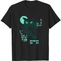 T-shirt pour hommes Night Owl Owls en noir — T-shirts pour hommes