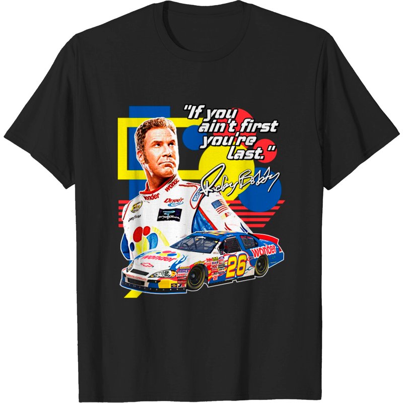 T-shirt Design de Course Ricky Bobby pour Hommes — T-shirts pour hommes