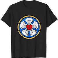 T-shirt pour hommes Rose Luther Martin Luther en noir