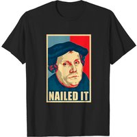 Martin Luther Nailed It Poster Pop Art Men's T-Shirt