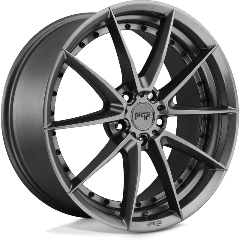 Roues Niche M197 Sector Gloss Gunmetal - 19x8.5 - 5x114.3 — Roues et jantes