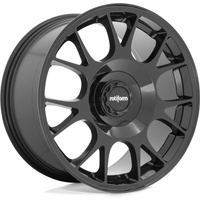 Rotiform R187 Tuf-R Glossy Black Wheels - 19x8.5 - 5x100 - 45 Offset