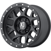 XD Series XD127 Bully Satin Black 16x7 Wheels - 5x110 Bolt Pattern