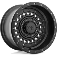 XD Series XD136 Panzer Satin Black Wheels - 17x9 - 5x150 -12 Offset