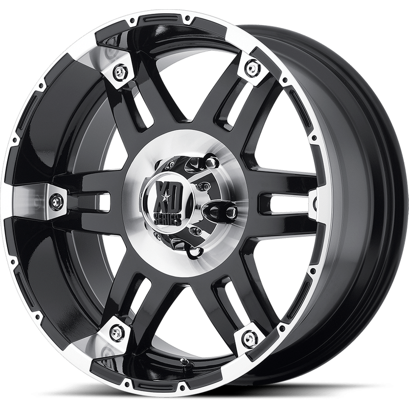 Roues XD Series XD797 SPY Noir Brillant Machiné 17x8 6x135 — Roues et jantes