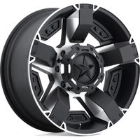 XD Series XD811 Rockstar II Matte Black Mach Wheels 18x9 6x127