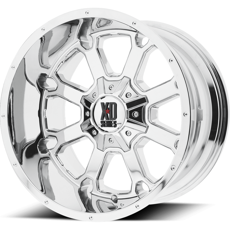 XD Series XD825 Buck 25 Chrome 20x9 Wheels - 6x120 Bolt Pattern — Wheels & Rims