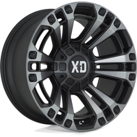 Roues XD Series XD851 Monster 3 Noire Grise Teintée 20x9 — Roues et jantes