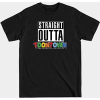 Straight Outta Toontown Men's T-Shirt — Mens T Shirts