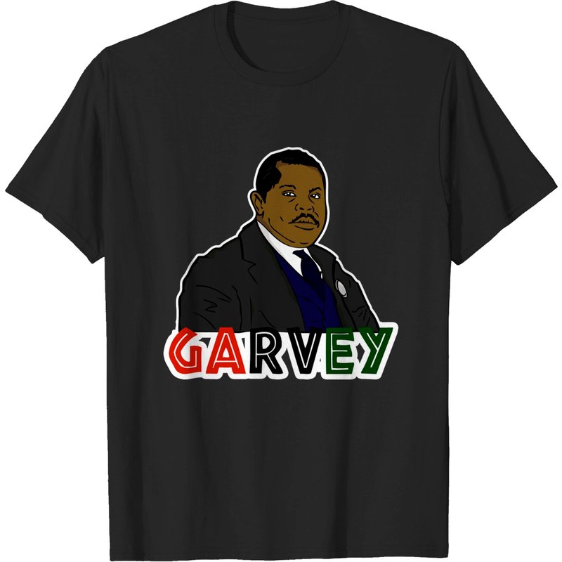 T-shirt noir pour homme Marcus Garvey — T-shirts pour hommes