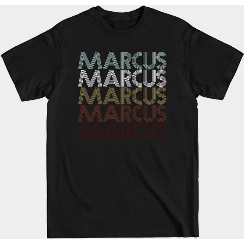 T-shirt Noir pour Hommes Marcus