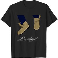 T-shirt Noir Be Alright Kendrick Lamar pour Hommes