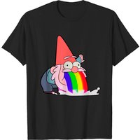 Gnome vomissant des arcs-en-ciel - T-shirt pour hommes Gravity Falls — T-shirts pour hommes