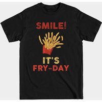 Smile! C'est Fry-day - T-shirt Fryday pour hommes — T-shirts pour hommes