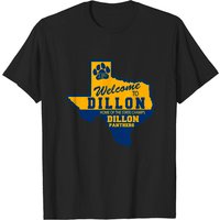Bienvenue à Dillon, Texas! T-shirt pour hommes en noir — T-shirts pour hommes