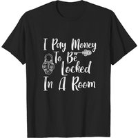 Pay Money Escape Room Master Key Lock Men's T-Shirt