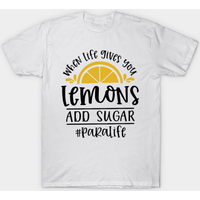 T-shirt pour hommes 'Quand la vie te donne des citrons, ajoute du sucre' - Paralife — T-shirts pour hommes
