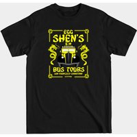 T-shirt Egg Shen's Bus Tours Films des années 80 pour hommes — T-shirts pour hommes
