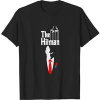 T-shirt noir The Hitman pour hommes — T-shirts pour hommes