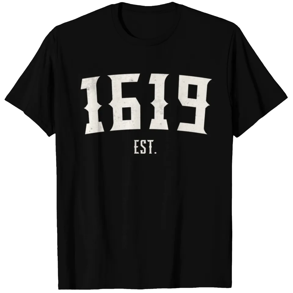 1619 Established - T-shirt Vintage Histoire Noire pour Hommes — T-shirts pour hommes