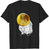 T-shirt Rabbit Astronaut Espace pour hommes noir — T-shirts pour hommes