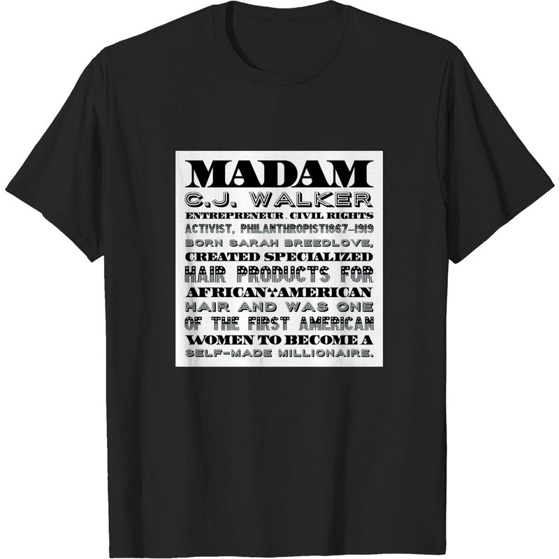 T-shirt pour hommes Madam CJ Walker Black Girl Magic