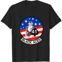T-shirt pour hommes Tomcat VF-41 Black Aces