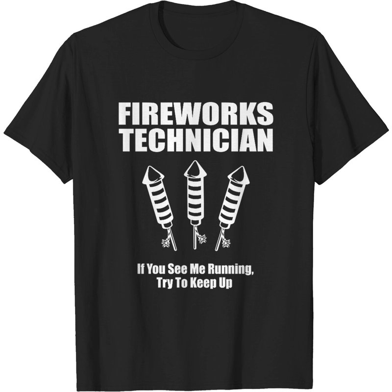 T-Shirt pour Hommes Technicien en Feux d'Artifice — T-shirts pour hommes