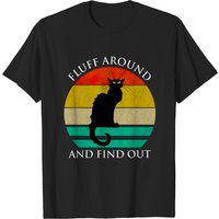 T-shirt Fluff Around And Find Out pour Amateurs de Chats — T-shirts pour hommes