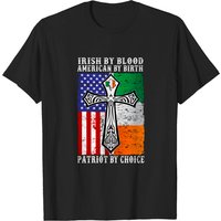 Irlandais par le Sang, Américain par la Naissance - T-shirt pour Hommes — T-shirts pour hommes