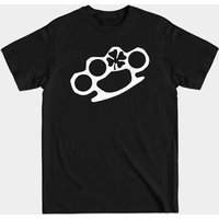 T-shirt pour hommes avec poings américains irlandais et shamrock — T-shirts pour hommes