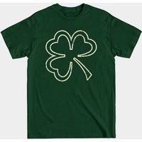 Vintage St. Patrick's Day Irish American Lucky Shamrock T-Shirt