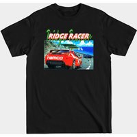 Ridge Racer Men's T-Shirt in Black — Mens T Shirts