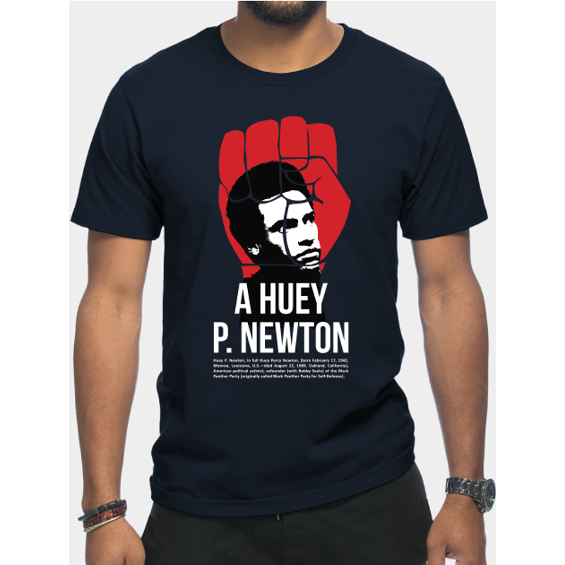 T-shirt Huey P. Newton - Black Power pour hommes — T-shirts pour hommes