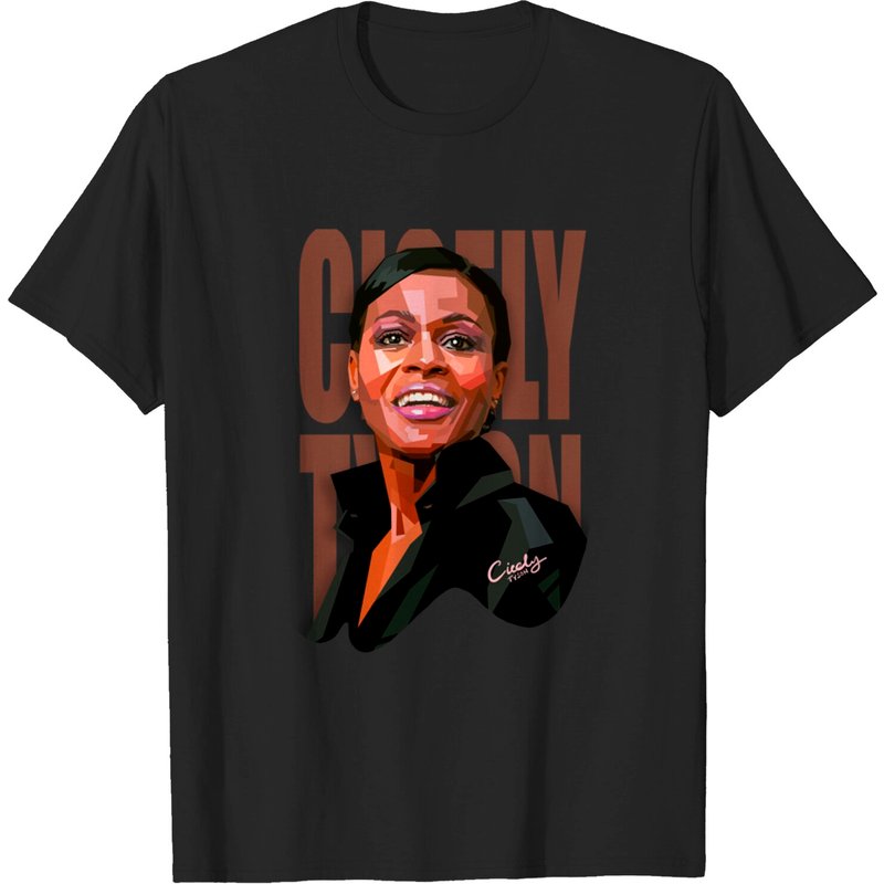 T-shirt pour hommes avec portrait pop art de Cicely Tyson — T-shirts pour hommes