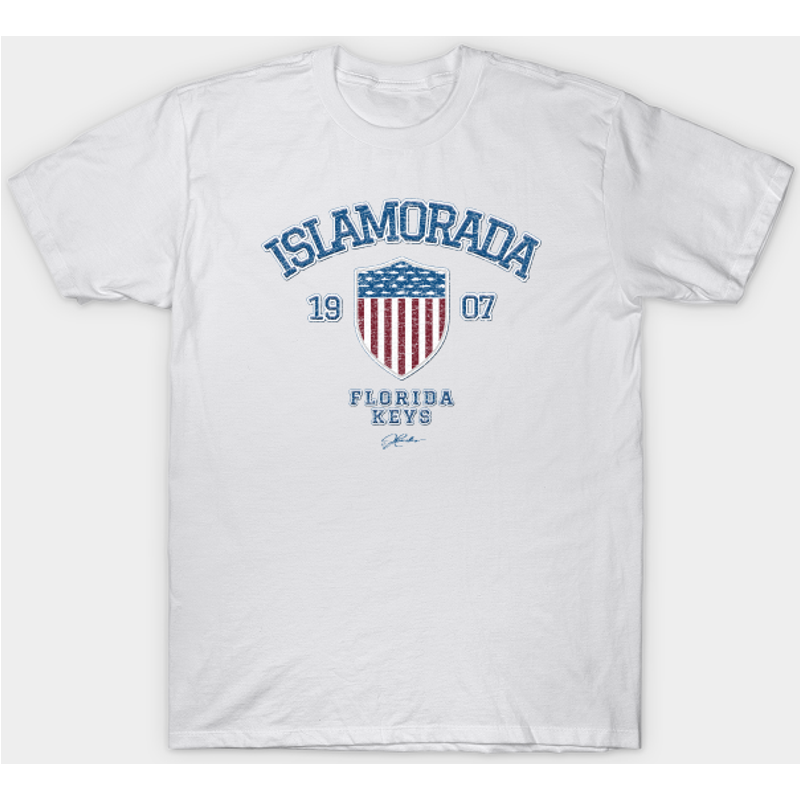 T-shirt Islamorada Florida Keys American Fishing pour hommes — T-shirts pour hommes