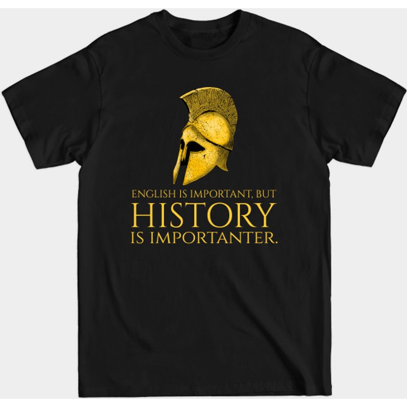 L'anglais est important, mais l'histoire est plus importante T-Shirt pour hommes — T-shirts pour hommes