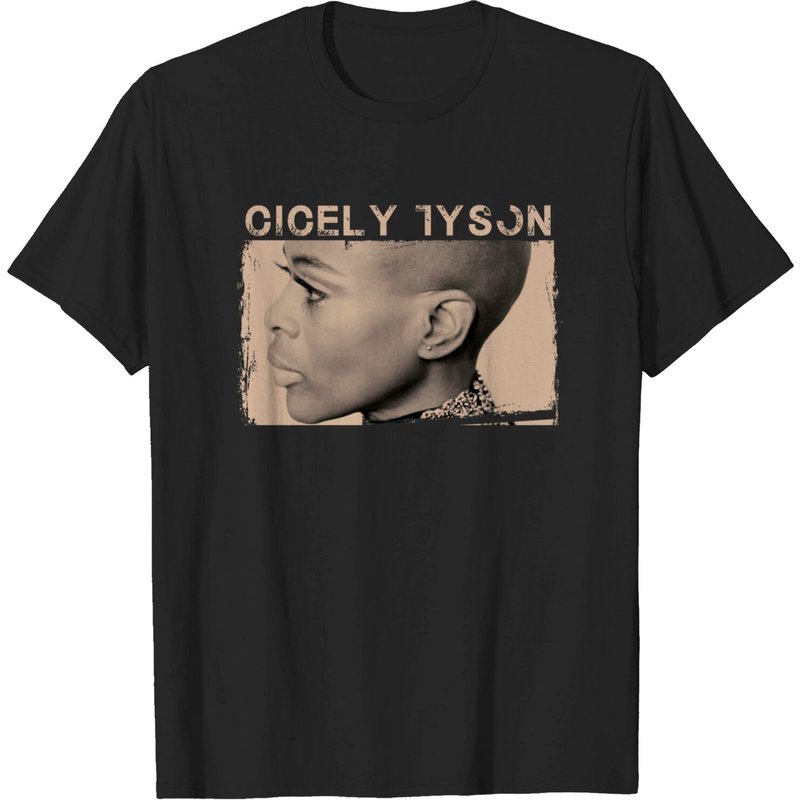 T-shirt pour hommes Cicely Tyson en noir — T-shirts pour hommes