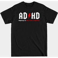 ADHD Men's T-Shirt - Black — Mens T Shirts