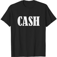 Cash - Johnny Cash Men's T-Shirt in Black