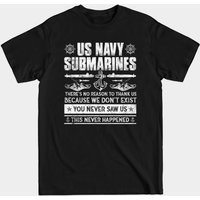 Navy Submarines Quote T-Shirt for Men