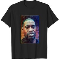 T-shirt pour hommes George Floyd - Peinture en noir — T-shirts pour hommes