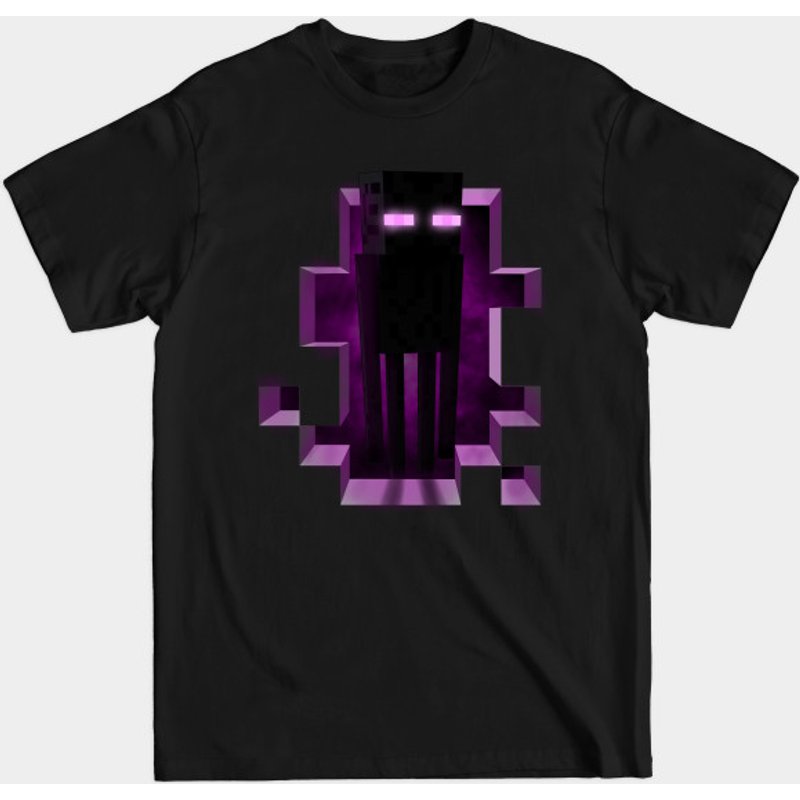 T-shirt Enderman Art 3D pour hommes - Noir — T-shirts pour hommes